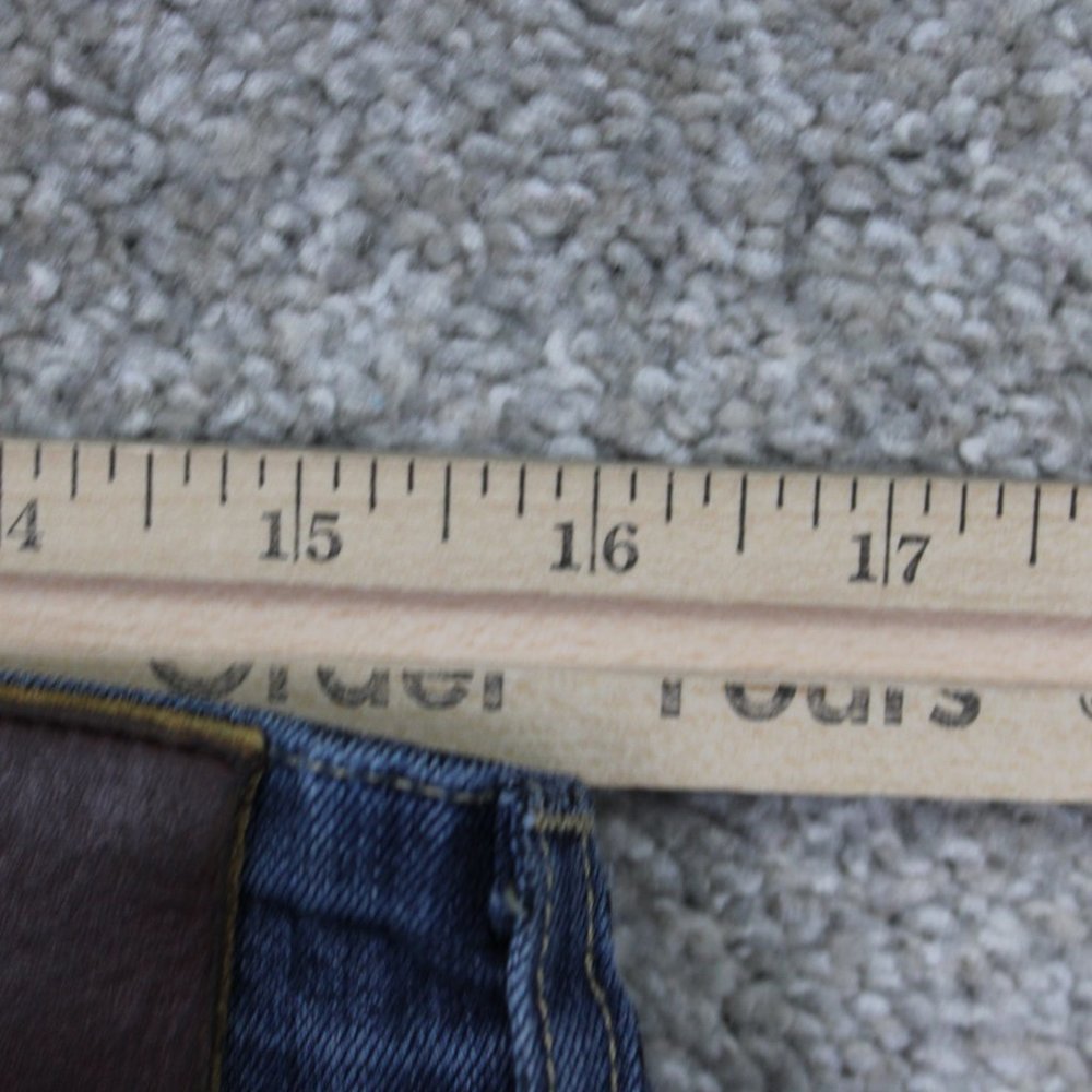 PAIGE Federal Jeans Mens 33 Blue 5-Pocket Rayon/Cotton Stretch w/ 30" inseam - Picture 9 of 15